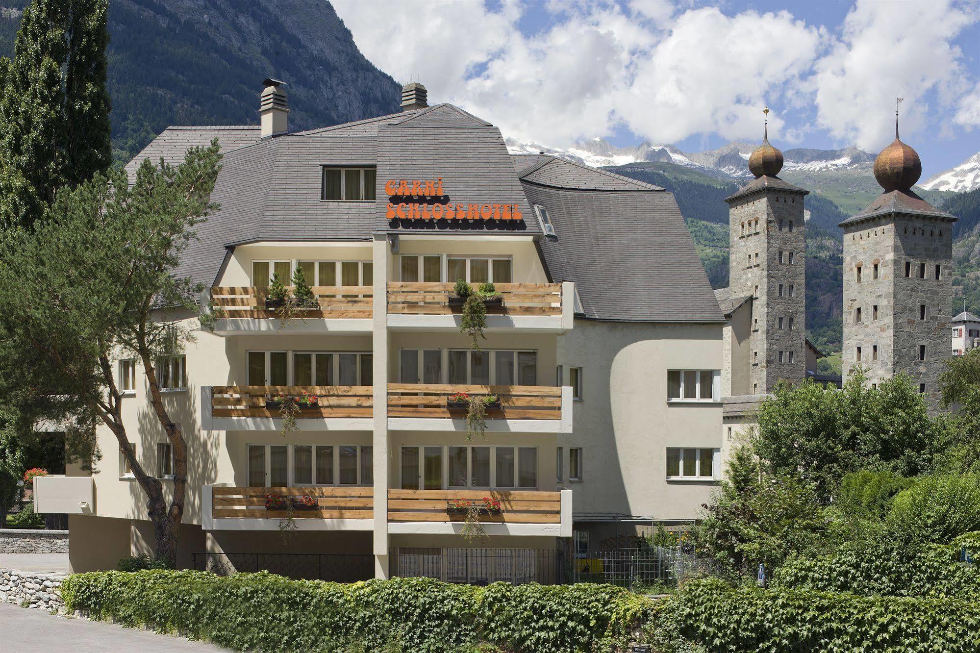Schlosshotel - Self Check-In Hotel Brig Exterior photo